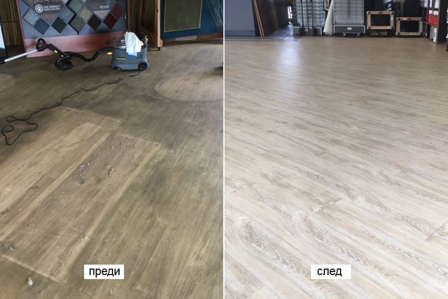 Реновиране на подови покрития в офиси, магазини, заведения