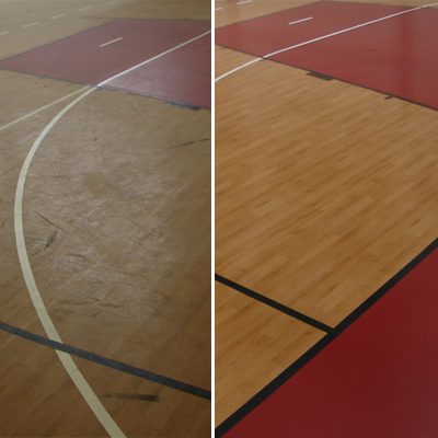 Реновиране на подови покрития в спортни зали