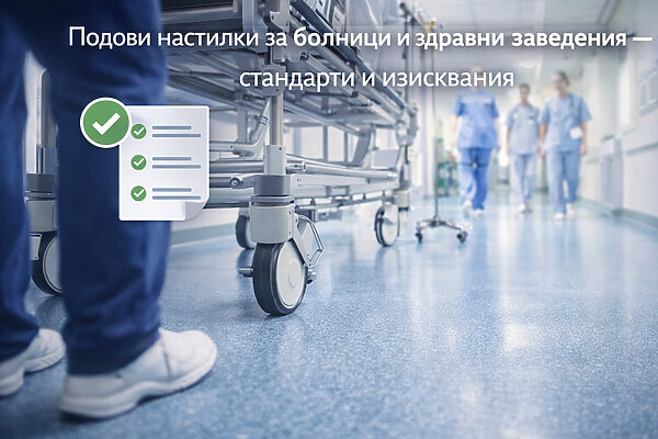 Подови настилки за болници и здравни заведения - стандарти и изисквания