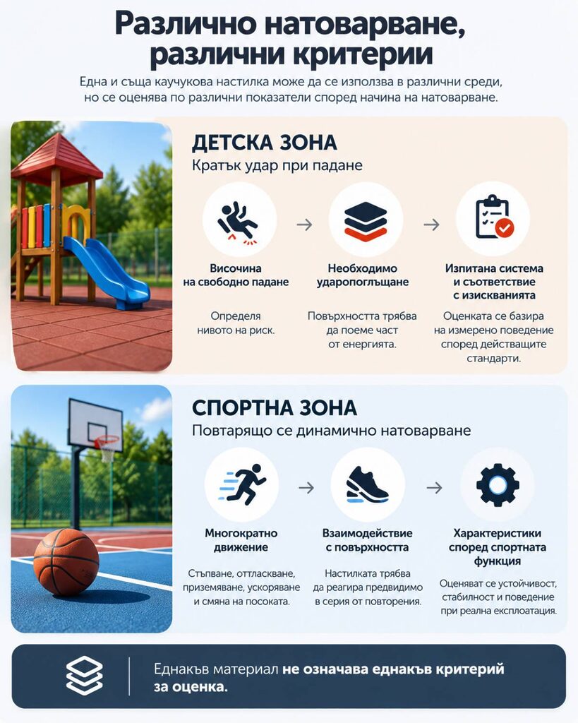 Каучукова настилка за открити площи: детска площадка, спортна зона и избор според натоварването - Dias Flooring Каучукова настилка за открити площи: детска площадка, спортна зона и избор според натоварването